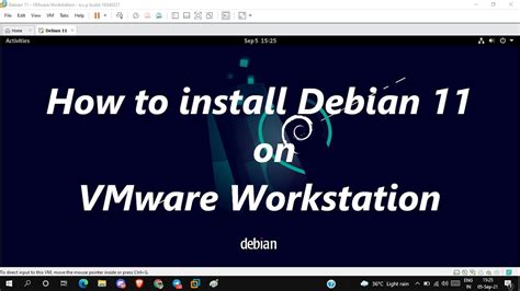 installer debian sur vmware workstation