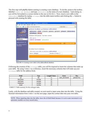 installing configuring and developing with xampp dalibor