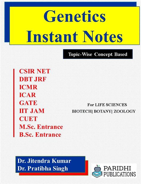 Instant Notes In Genetics