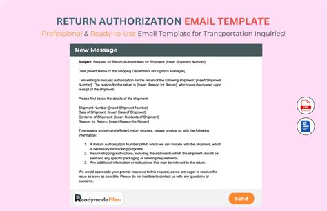 Instant Return Email