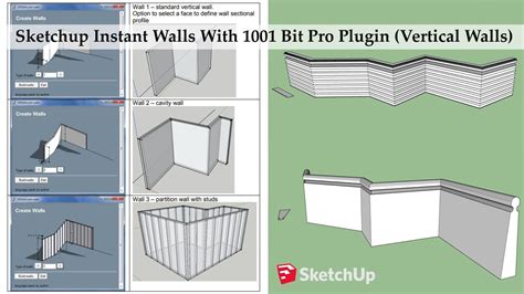 instant wall sketchup plugin