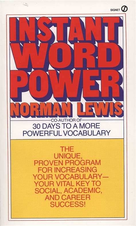 Download Instant Word Power By Norman Lewis 