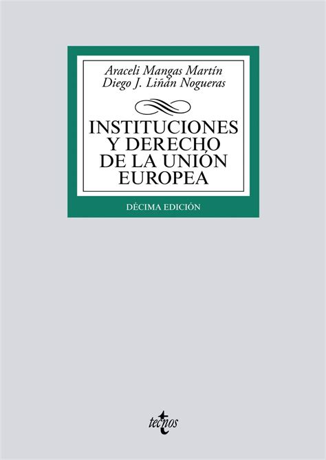Read Online Instituciones Y Derecho De La Union Europea Spanish Edition 