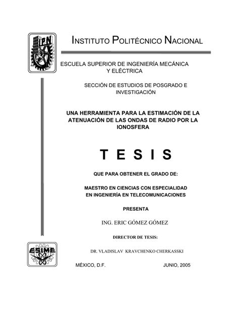 Read Online Instituto Politecnico Nacional Tesis Ipn 8080 