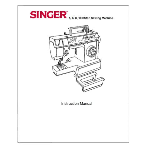 instruction manual for a singer sewing machine