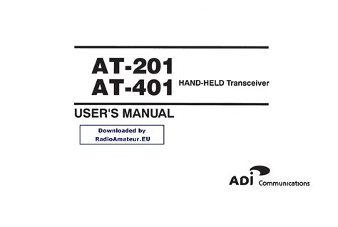 Full Download Instruction Manual Adi 