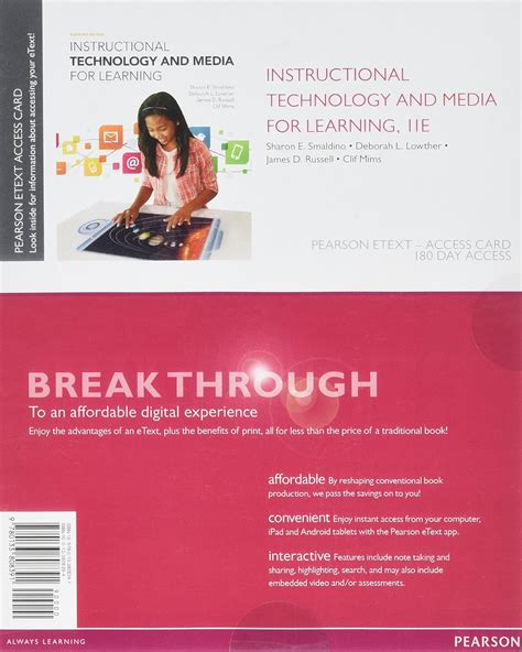 Read Online Instructional Technology And Media For Learning Enhanced Pearson Etext Access Card 11Th Edition 