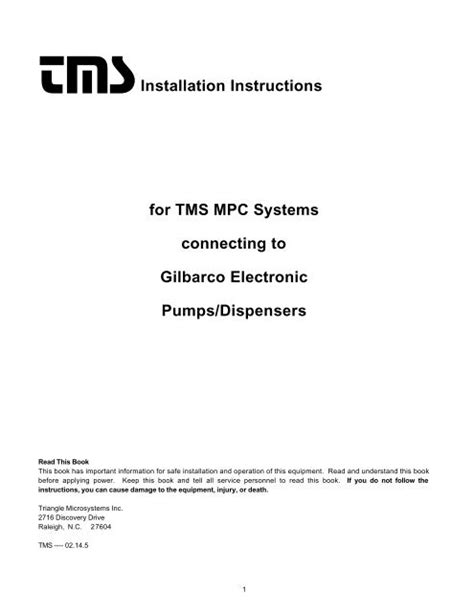 Download Instructions For Tms Trunk Installation 