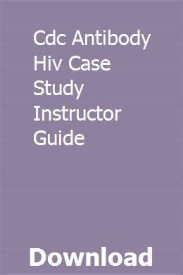 Instructor Guide Hiv Case Study 871 703
