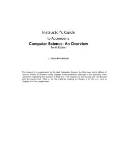 Download Instructor Guide Computer Science An Overview 