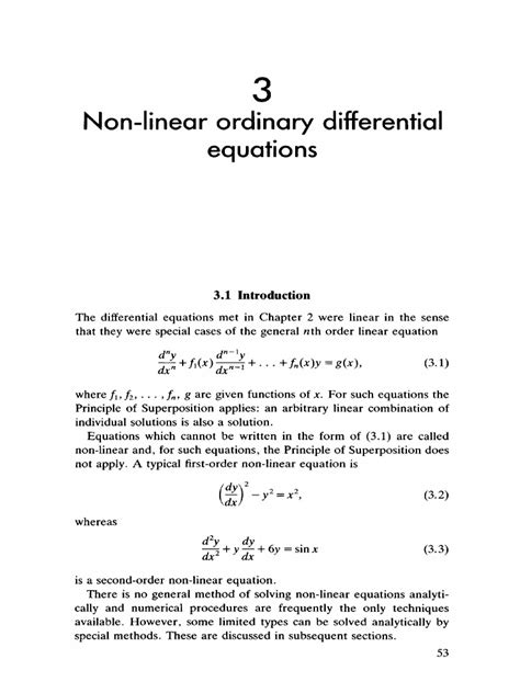 Read Instructor Manual Nonlinear Ordinary Differential Equations 
