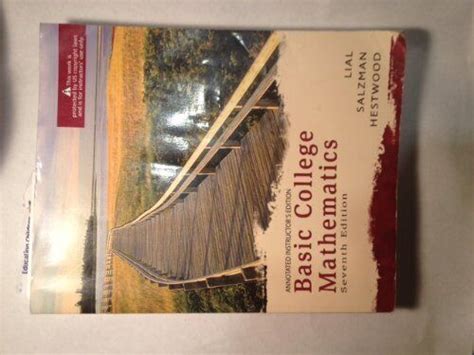 Read Online Instructor S Annotated Edition Basic College Mathematics 6 Th 