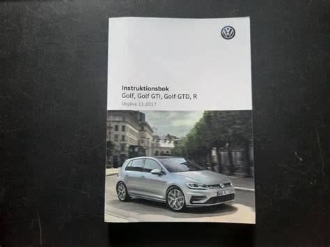 instruktionsbok golf 4