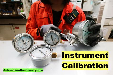 instrument calibration guide