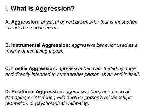 Instrumental Aggression Vs Hostile Aggression