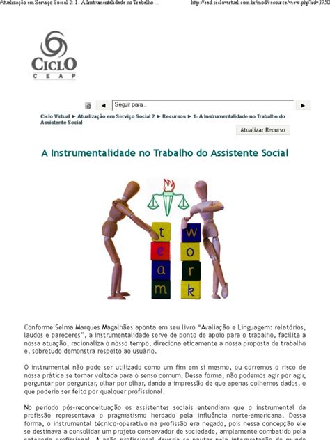 Instrumentalidade No Trabalho Do Assistente Social