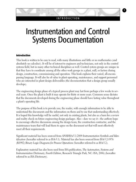 Full Download Instrumentation And Control Systems Documentation 