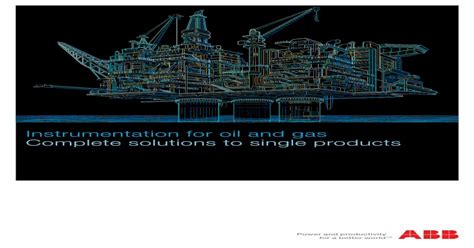 Read Instrumentation For Oil And Gas Complete Solutions To 