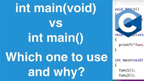 int main () vs void main () vs int main (void) in C & C++