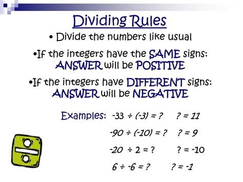 Integers Ppt Ppt Integer Rules Division - Integer Rules Division
