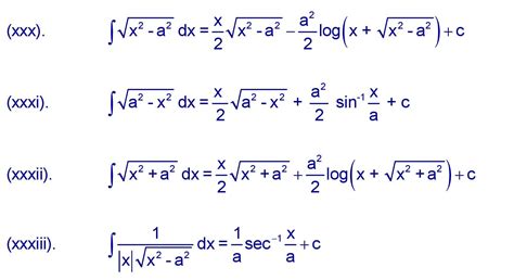 Integral 1 X2 A2