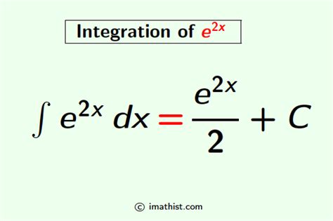 Integral Of E 2x