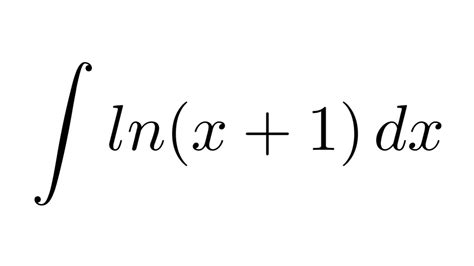 Integral Of Ln