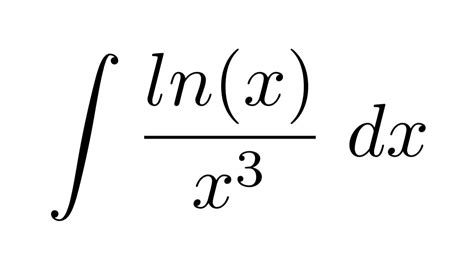 Integral Of Ln X 3