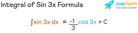 Integral Of Sin 3x