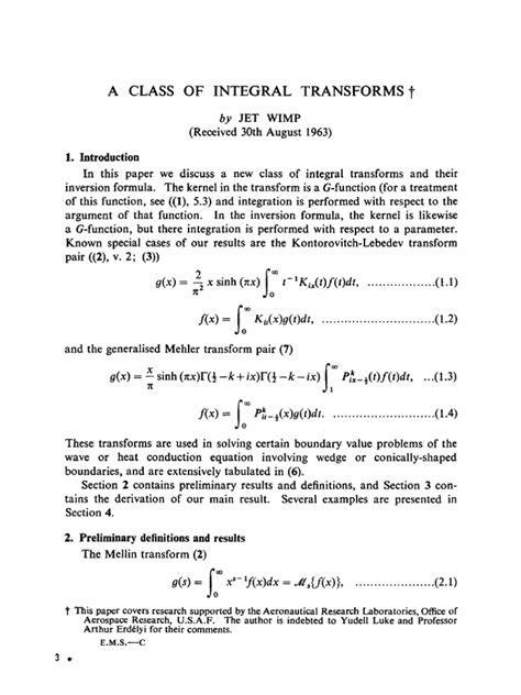 Integral Transforms By Goyal