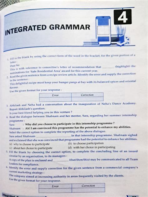 Integrated Grammar Class 9
