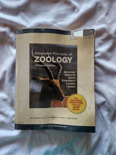 Read Integrated Principles Zoology 15Th Edition 