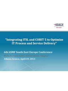 Read Integrating Itil And Cobit 5 To Optimize It Process And 