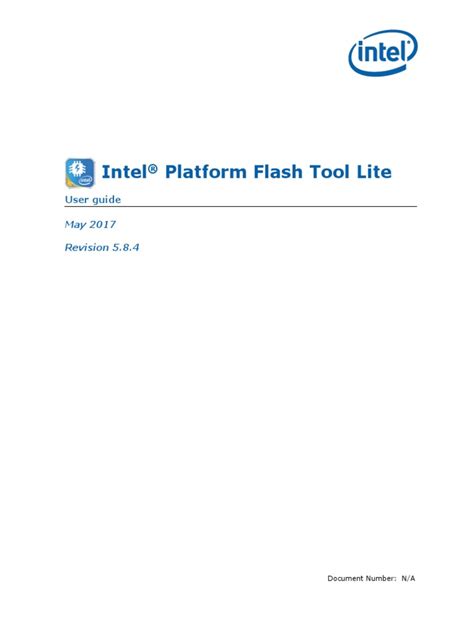 Download Intel Platform Flash Tool Lite 01 