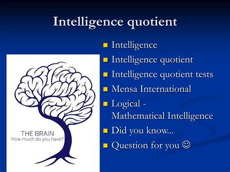 intelligence quotient