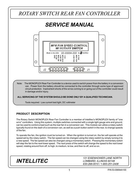intellitec service manual