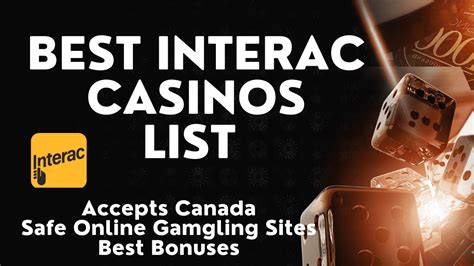 interac online casino canada