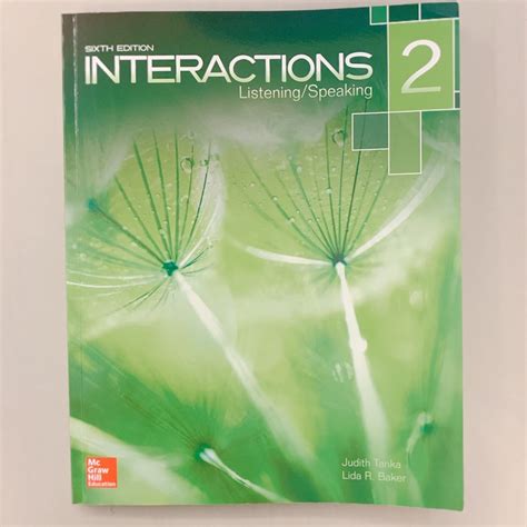 Read Online Interactions 2 Listening And Speaking 6Th Edition 