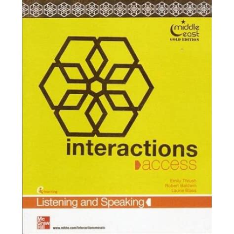 Full Download Interactions Access Listening And Speaking Gold Edition 