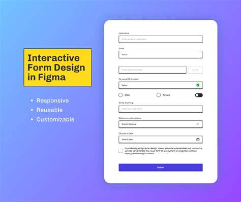 Interactive Form For Web Page In Wysiwyg
