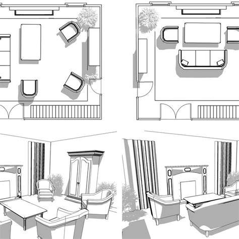 Interactive Furniture Layout Using Interior Design Guidelines