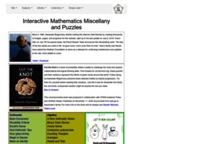 Interactive Mathematics Miscellany Interactive Math Puzzles - Interactive Math Puzzles