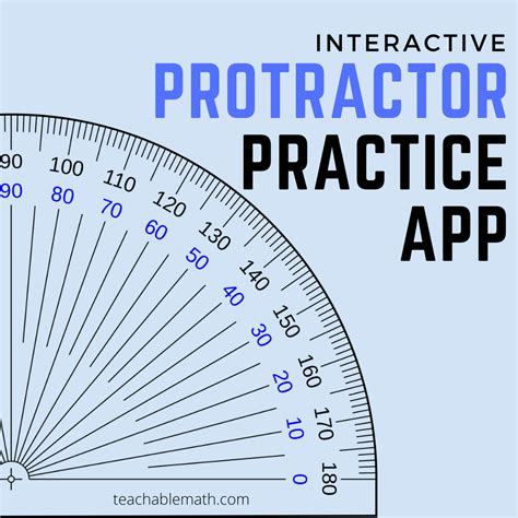 Interactive Protractor Practice App Teachablemath Protractor Practice Worksheet - Protractor Practice Worksheet