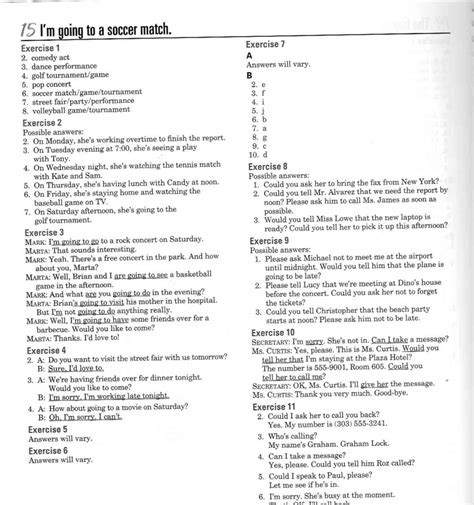 Full Download Interchange 2 Third Edition Workbook Answer Key 