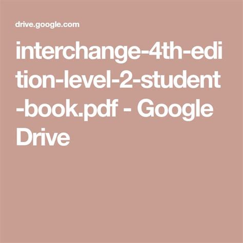 Read Interchange Fourth Edition App Google 