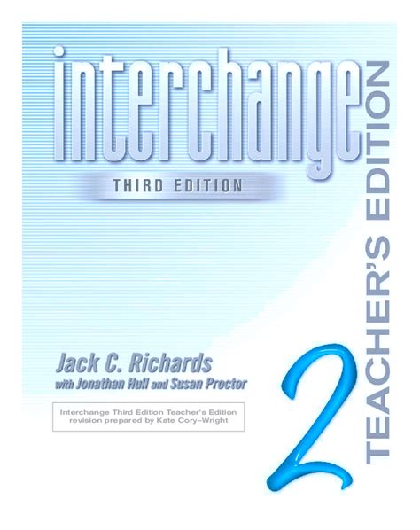 Download Interchange Third Edition Teachers Eedition 