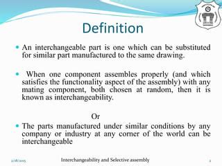 interchangeability Definition - English Dictionary