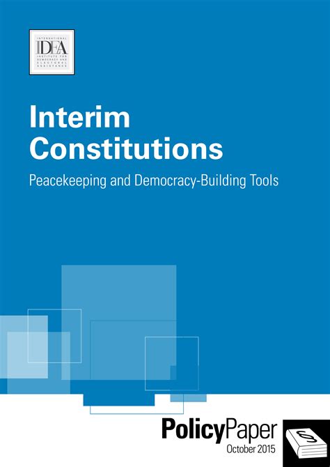 Interim Constitutions And Authoritarianism