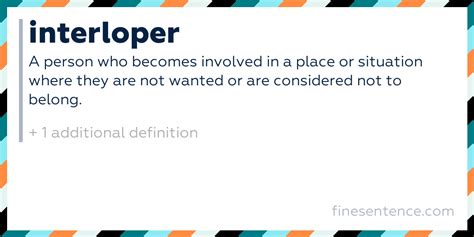 Interloper Meaning