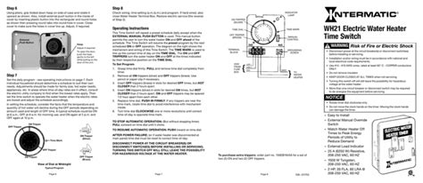 Download Intermatic Wh21 Manual Guide 
